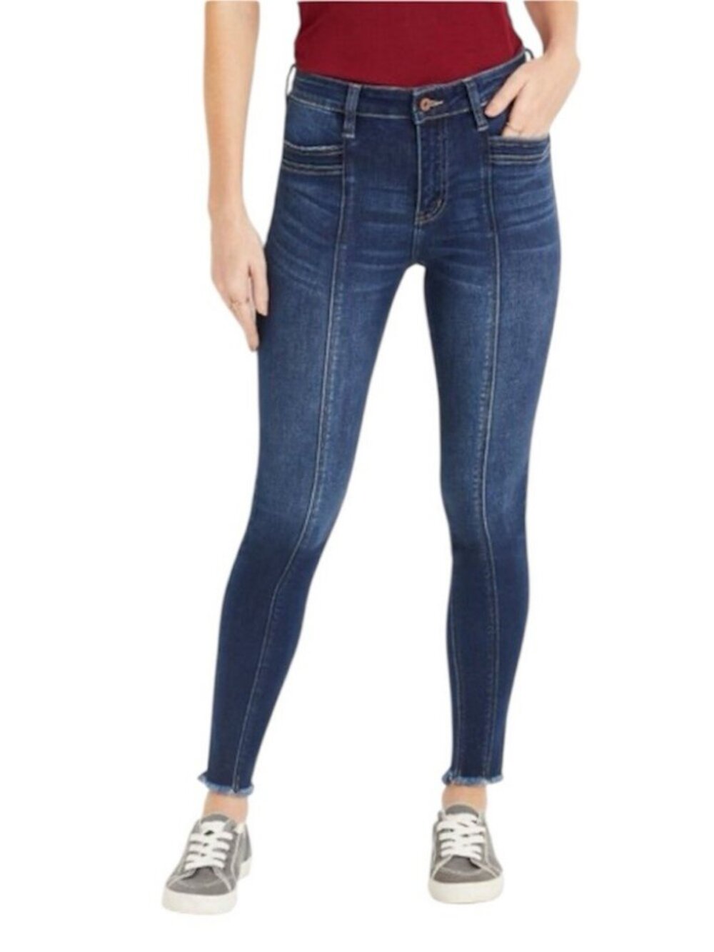 Kancan Skinny High Rise Front Seam Jean Size  28